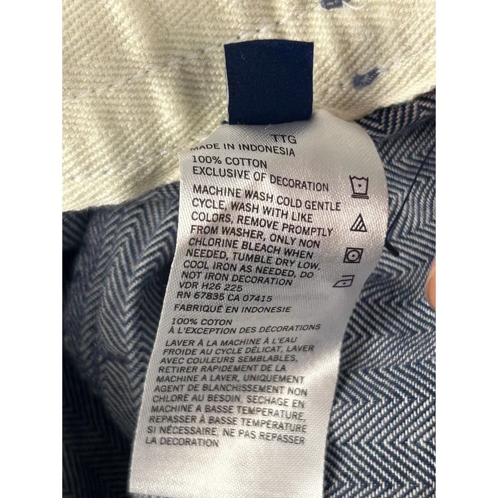 Nautica Mens XXL Shorts Lapis Blue Herringbone Cotton Classic Fit B5515T New